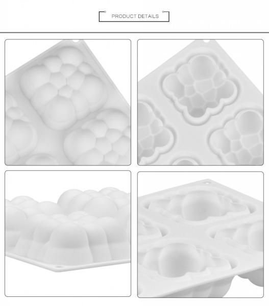 Puhasti 3D oblaki - silikonski kalup