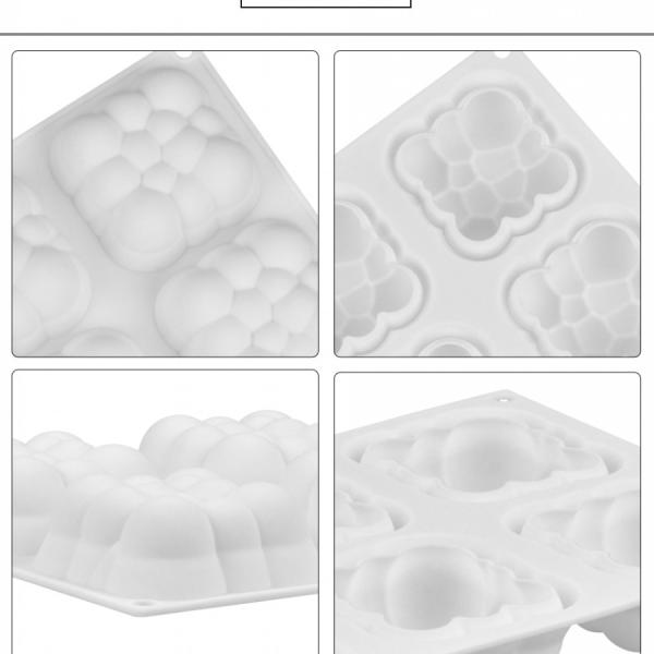 Puhasti 3D oblaki - silikonski kalup