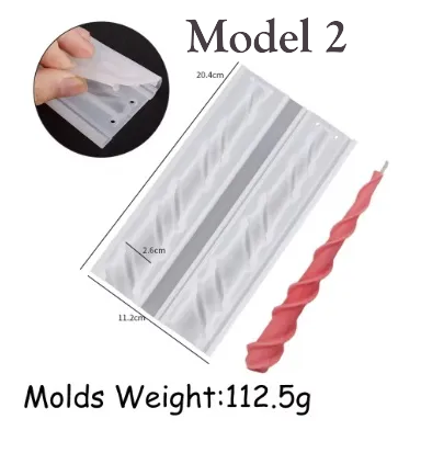 Geometrijski, pokončni modeli za sveče
