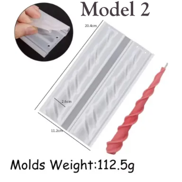 Geometrijski, pokončni modeli za sveče