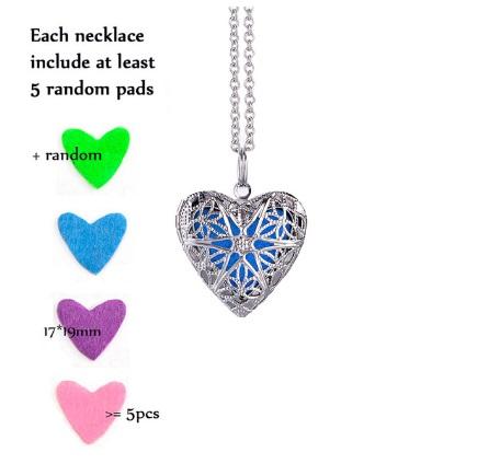 Verižica z obeskom/difuzorjem za eterična olja (filc)