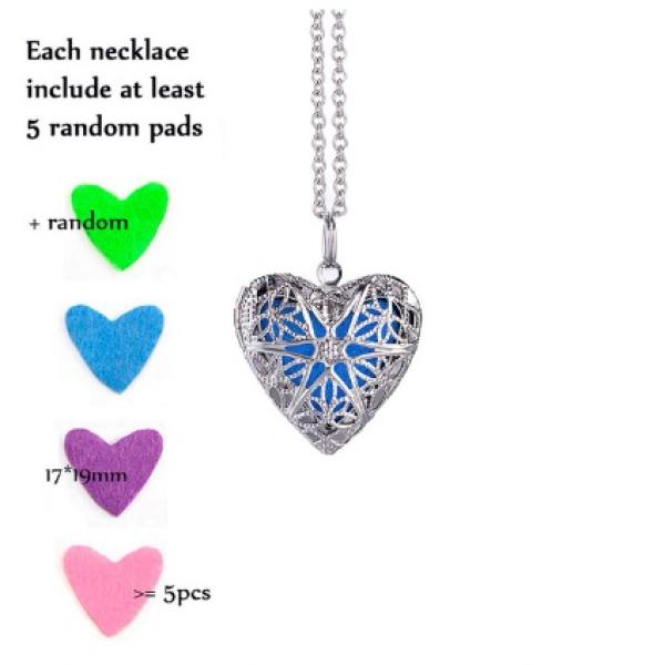 Verižica z obeskom/difuzorjem za eterična olja (filc)