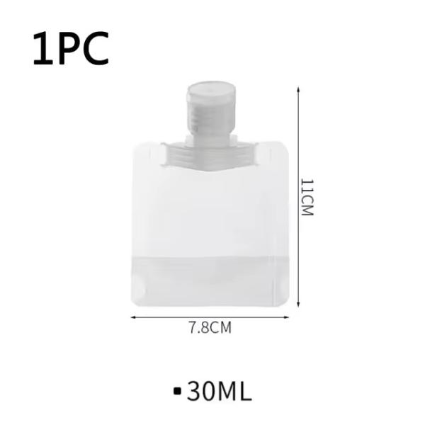 Potovalna embalaža za šampone, losjone, balzame (30, 50 ali 100 ml)