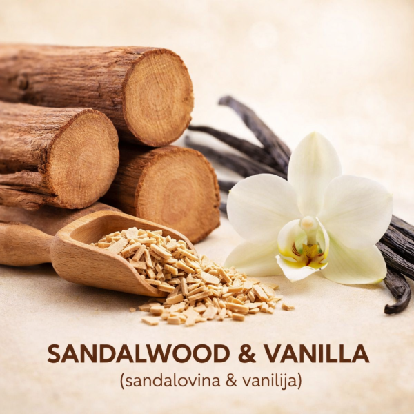 Sandalwood & Vanilla (sandalovina & vanilija) dišava