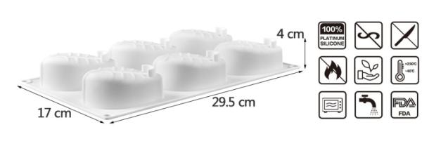 Listi - silikonski model za 6 mil