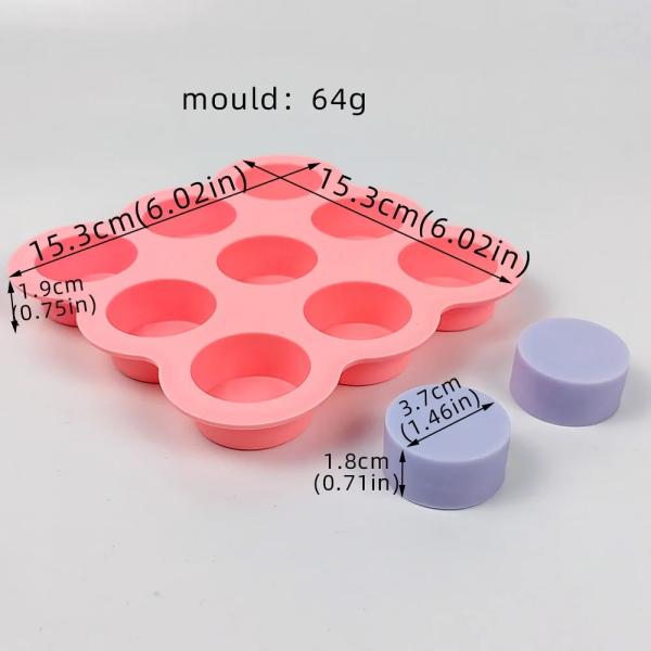 9 okroglih mini mil - silikonski model