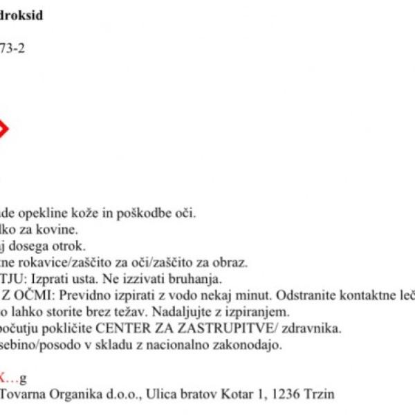 Natrijev hidroksid (lug)