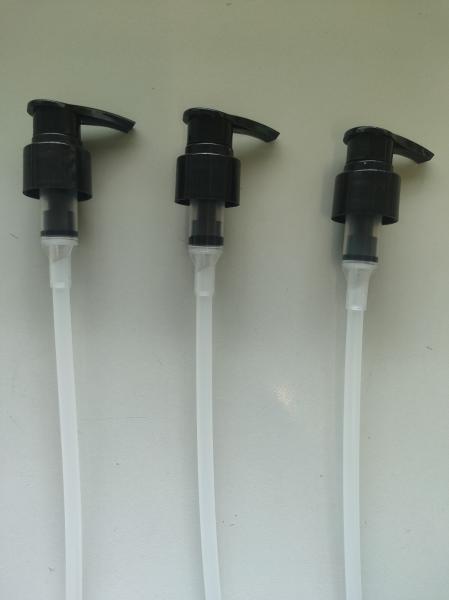 Dispenzer (pumpica) 24mm s cevko (230mm) za milo, losjone, razkužilo,....