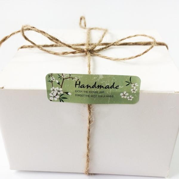 Made With Love ali Handmade with kraft nalepke (od 100 do 120 kosov)