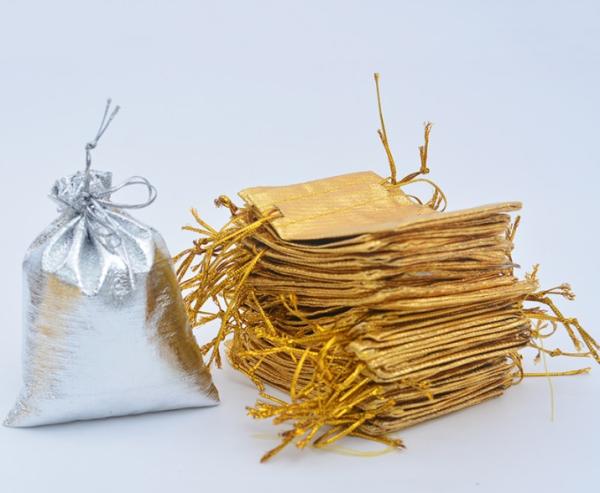 Organza mošnjički (zlati in srebrni)