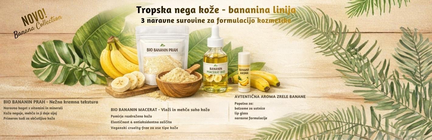 Tropska nega kože - bananina linija